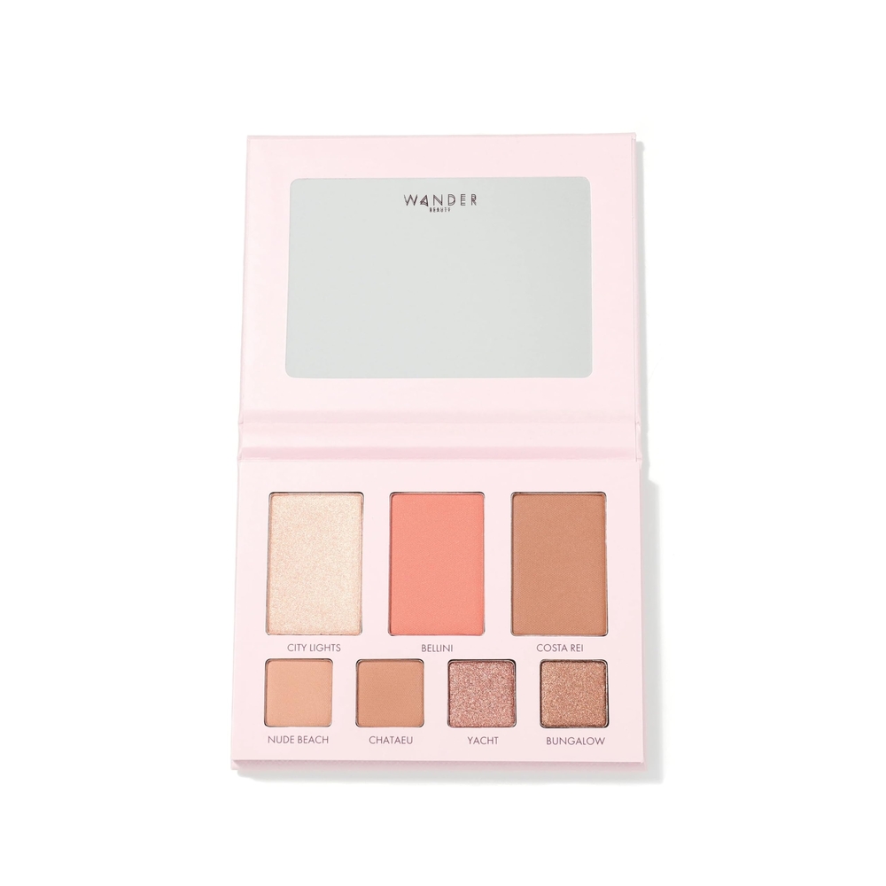 NWT Wander Beauty Sunkissed Getaway Eyeshadow And Face Palette Bronze Hues